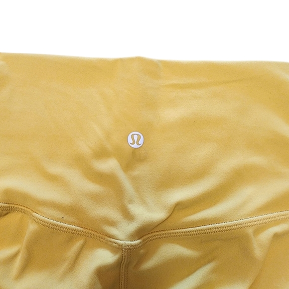 Lululemon Athletica Neon Yellow High-rise Athletic Leggings Size 4 - Picture 5 of 10